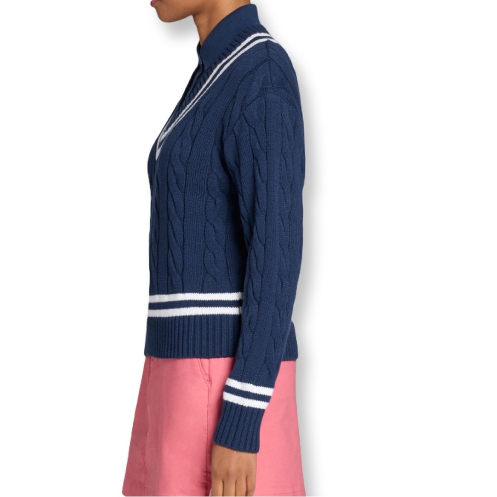 Walter Hagen - NWT - XXL -  Navy and White Women's Sweater - Picture 4 of 8